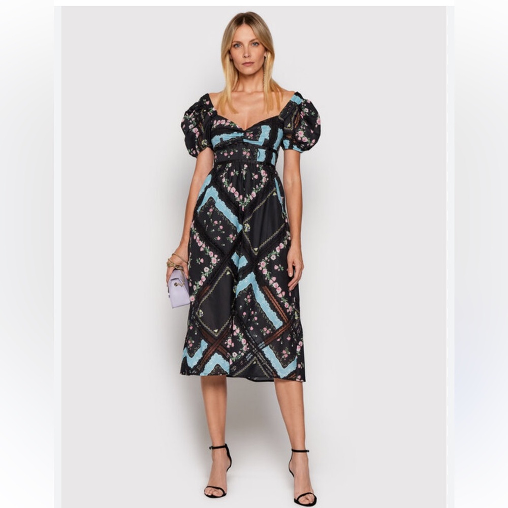 For love & lemons margaret midi dress